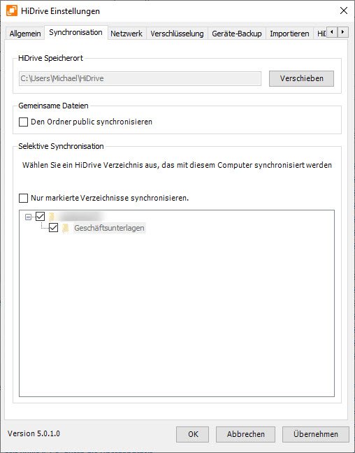 HiDrive Desktop-Client