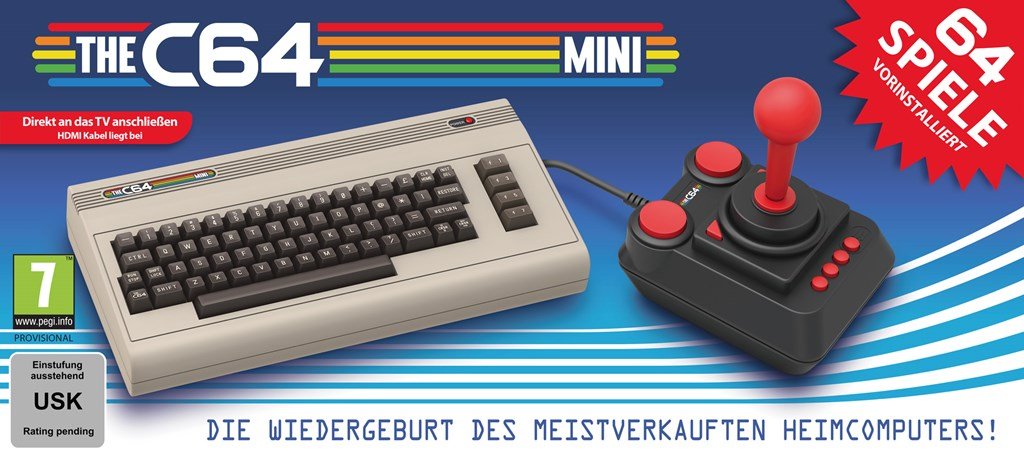 The C64 Mini: Bildquelle: KochMedia