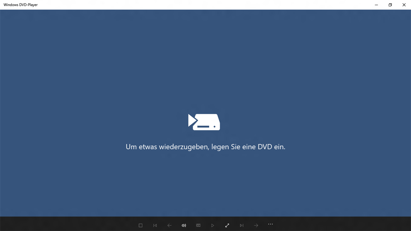 DVD Player App von Microsoft