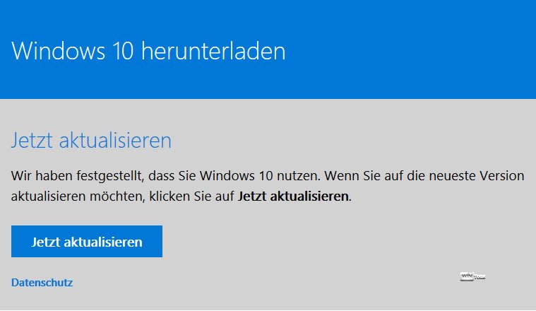 Windows 10 aktualisieren